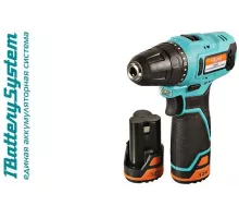 CD1240C Дрель аккум Sturm!, 12В, 1BatterySystem12V,40Нм, 2х2.0Ач, быст.заряд,пист. рук,кейс, 4603010128373 (CN)