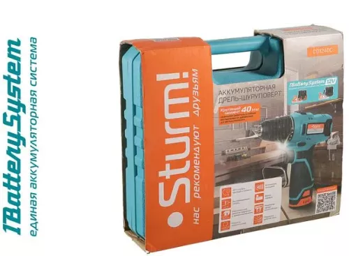 Аккумуляторный шуруповерт CD1240C BatterySystem12V