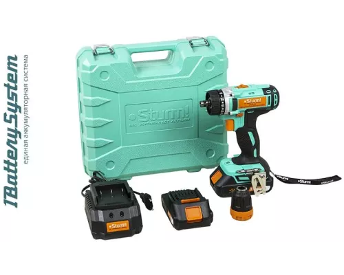 Аккумуляторный шуруповерт Sturm! CD3618T 1BatterySystem