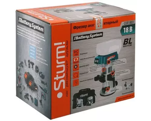 Аккумуляторный фрезер Sturm! CER1803 1BatterySystem