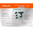 Мультитул аккумуляторный,18В,1BatterySystem,2x2.0Ач,кейс, STRURM, CMT1802, 4603010113218