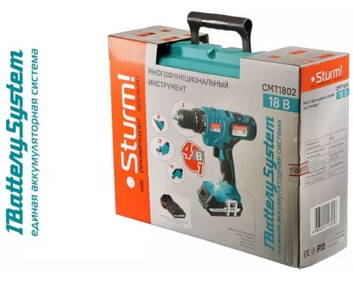 Аккумуляторный мультитул Sturm! CMT1802 1BatterySystem