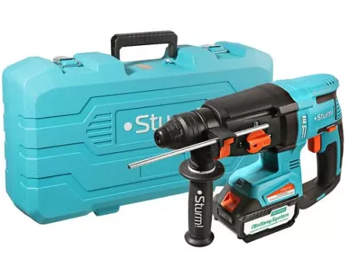 Аккумуляторный перфоратор Sturm! CRH1832BLC 1BatterySystem