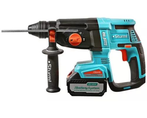 Аккумуляторный перфоратор Sturm! CRH1832BLC 1BatterySystem