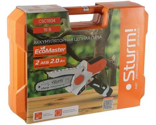 Аккумуляторная цепная пила Sturm! CSC1804