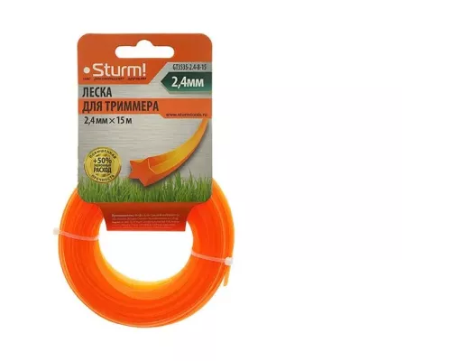 Леска для триммера Sturm! GT3535-2.4-8-15