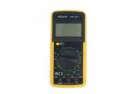 Мультиметр цифровой, измерение ёмкости, частоты, температуры, Sturm!