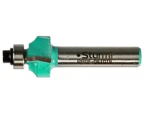 RB08-081019 Фреза кромочная калевочная с подшипником 9,5 мм, DxHxL 19x9,5x52,5 мм, хв.8 Sturm!