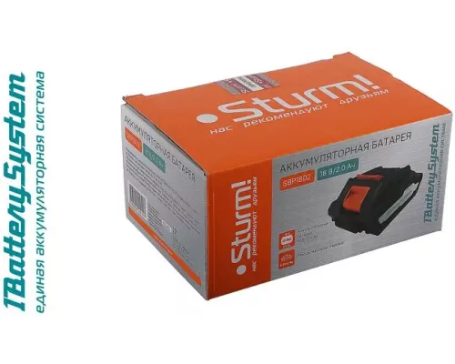 SBP1802 аккумулятор Sturm!, 18В, 1BatterySystem, 2.0Ач