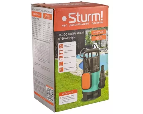 Насос погружной дренажный Sturm! WP97140P