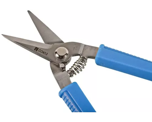 Секатор ручной, 160 мм, пластиковая ручка, толщина лезвия 4 мм, ремешок на руку, СОЮЗ