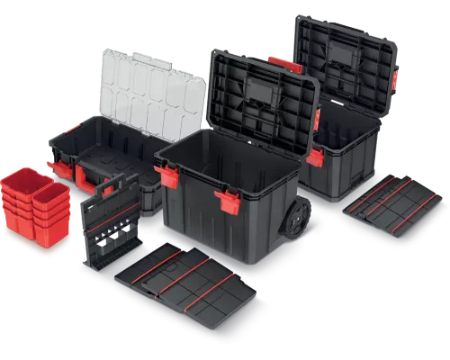 Набор ящиков для инструментов Kistenberg Modular Solution Set, черный Набор ящиков для инструментов Kistenberg Modular Solution Set, черный