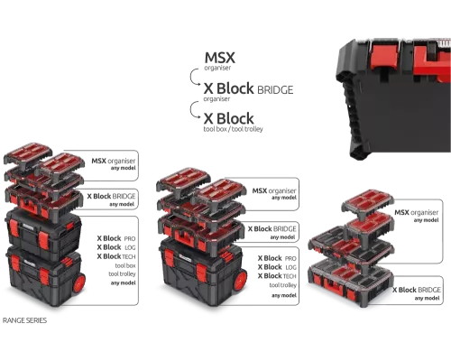 ОРГАНАЙЗЕР ДЛЯ ИНСТРУМЕНТОВ X BLOCK BRIDGE KXBB5540S ОРГАНАЙЗЕР ДЛЯ ИНСТРУМЕНТОВ X BLOCK BRIDGE KXBB5540S
