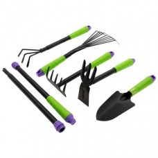Набор садового инструмента, пластиковые рукоятки, 7 предметов, Connect, Palisad