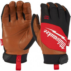 Перчатки Milwaukee с кожаными вставками, размер M/8
