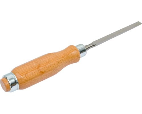Плоская стамеска Narex с деревянной светлой ручкой 8 мм 810108
