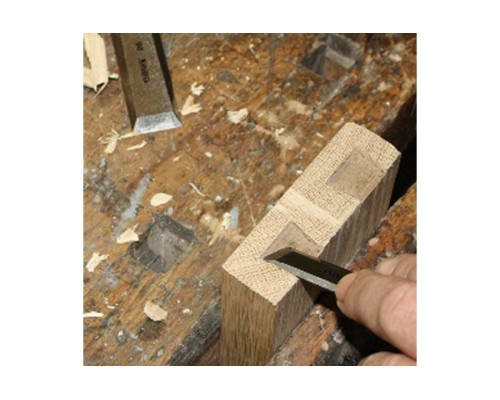 Косая левая стамеска с ручкой NAREX WOOD LINE PLUS 20 мм 811170