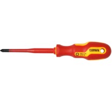 NAREX Отвертка крестовая диэлектрическая Pozidriv, PZ2x100мм, 1000V, S LINE ELEKTRO SLIM, 834202, 8590137342026 (CZ)