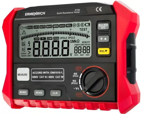 Тестер заземления Ermenrich Ping ET60 Тестер заземления Ermenrich Ping ET60