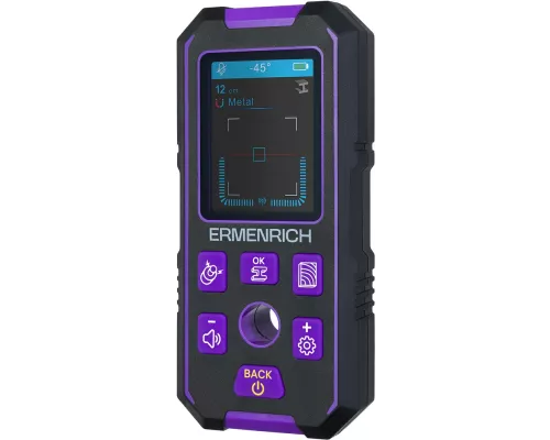 Детектор скрытой проводки Ermenrich Ping SM70 Детектор скрытой проводки Ermenrich Ping SM70