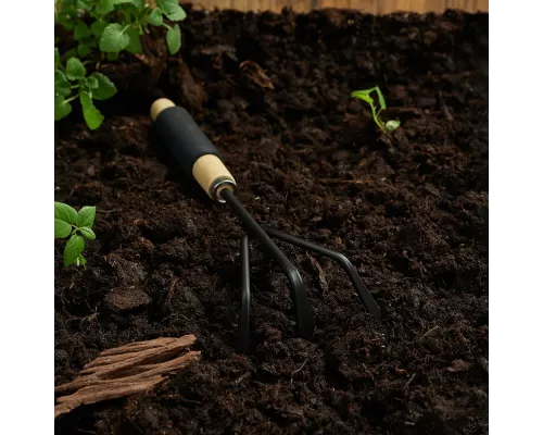 INBLOOM Рыхлитель садовый, 32x9см, дерево, поролон, металл