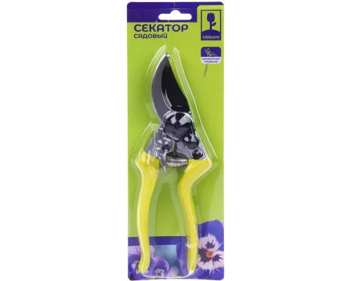 INBLOOM Секатор садовый, 20.5см, марганцевая сталь 65М, возвратная пружина, PР,TRP