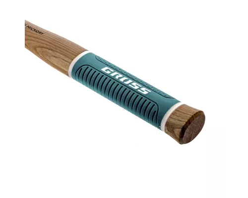 Молоток-гвоздодер, 280 г, угол 75, магнит, обрезиненная рукоятка American hickory GROSS Молоток-гвоздодер, 280 г, угол 75, магнит, обрезиненная рукоятка American hickory GROSS