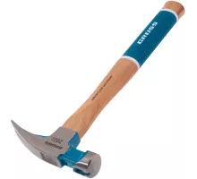 Молоток-гвоздодер,560 г, угол 75, магнит, обрезиненная рукоятка AMERICAN HICKORY // GROSS