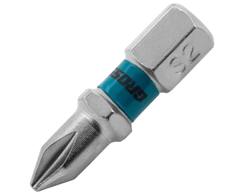 Бита РН1 х 25, сталь S2, 2 шт. Gross Бита РН1 х 25, сталь S2, 2 шт. Gross