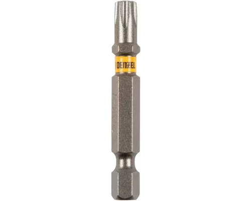 Бита TX 30х50, сталь S2, шестигранный профиль, 10 шт. Е 6,3 Denzel