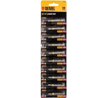 Бита PH2х50, сталь S2, 10 шт., Е 6,3, шестигранный профиль, отрывная упаковка Denzel