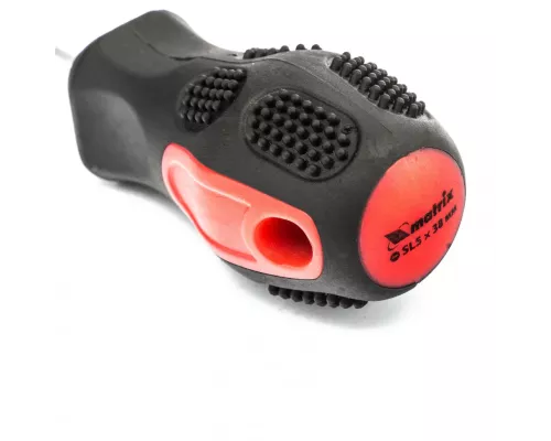 Отвертка Anti-Slip, SL5 х 38 мм, CrV, двухкомпонентная рукоятка Matrix Отвертка Anti-Slip, SL5 х 38 мм, CrV, двухкомпонентная рукоятка Matrix