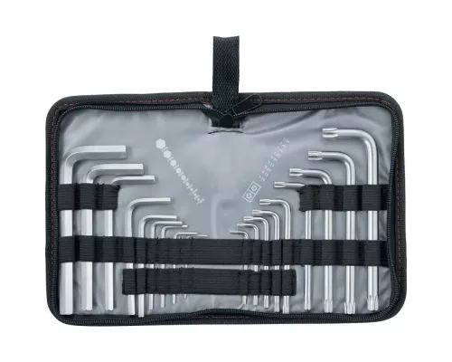 Набор ключей имбусовых HEX-Torx , 18 шт: HEX 1.5-10 мм, T10-T50, CrV, коротких, с сатиновым покрытием Matrix Набор ключей имбусовых HEX-Torx , 18 шт: HEX 1.5-10 мм, T10-T50, CrV, коротких, с сатиновым покрытием Matrix