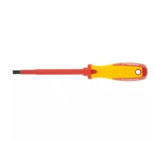 Отвертка Insulated, SL6.5 x 150 мм, CrMo, до 1000 В, двухкомпонентная рукоятка Matrix Professional