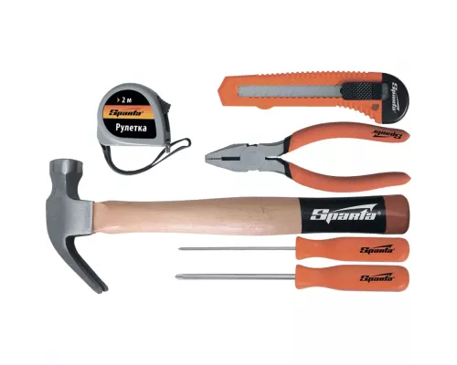 Набор инструмента бытовой, 6 предметов Sparta
