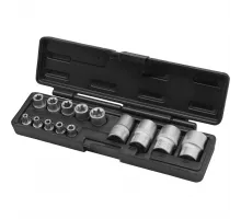 Набор головок Torx , 14 предметов, 1/4, 3/8, 1/2 Stels