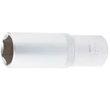 Головка торцевая удлиненная, 10 мм, шестигранная, CrV, под квадрат 1/2 Stels