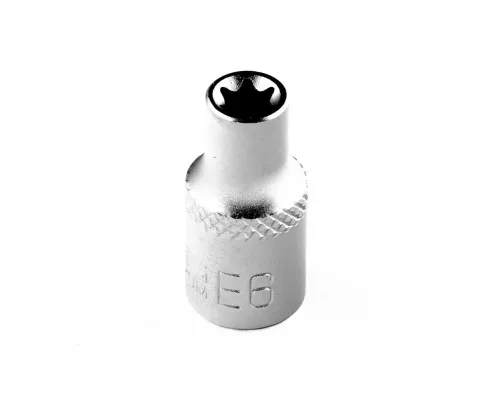 Головка торцевая 1/4, Е6, CrV Stels Головка торцевая 1/4, Е6, CrV Stels
