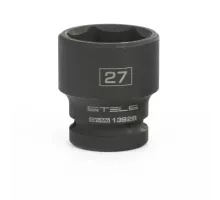 Головка ударная шестигранная, 27 мм, 1/2, CrMo Stels