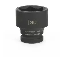 Головка ударная шестигранная, 30 мм, 1/2, CrMo Stels