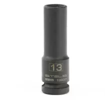 Головка ударная удлиненная шестигранная, 13 мм, 1/2, CrMo Stels