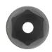 Головка ударная удлиненная шестигранная, 32 мм, 1/2, CrMo Stels