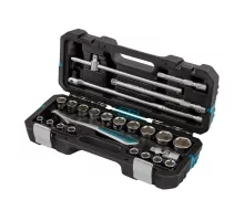 Набор инструментов, 1/2", CrV, 120 зубьев, 24 предмета Gross