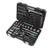 Набор инструментов, 1/4", 1/2", CrV, 120 зубьев, 82 предмета Gross