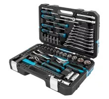 Набор инструментов 76 предметов, 120 зубьев, CrV1/4, 1/2" Gross