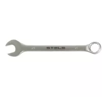 Ключ комбинированный, 25 мм, CrV, матовый хром Stels