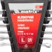 Набор ключей комбинированных, 6-17 мм, 6 шт, CrV, матовый хром Matrix