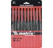 Набор надфилей, 180 х 5 мм, 10 шт, пластиковые рукоятки Matrix