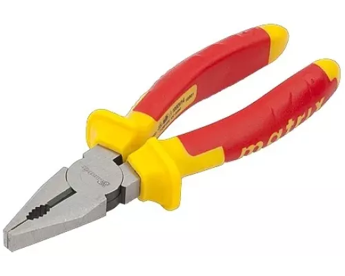 Плоскогубцы комбинированные, Insulated, 160 мм, двухкомпонентные рукоятки Matrix Professional