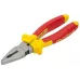 Плоскогубцы комбинированные, Insulated, 180 мм, двухкомпонентные рукоятки Matrix Professional